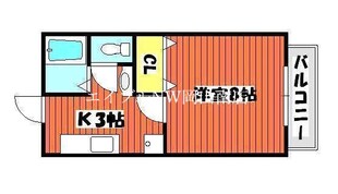 大元駅 徒歩19分 2階の物件間取画像